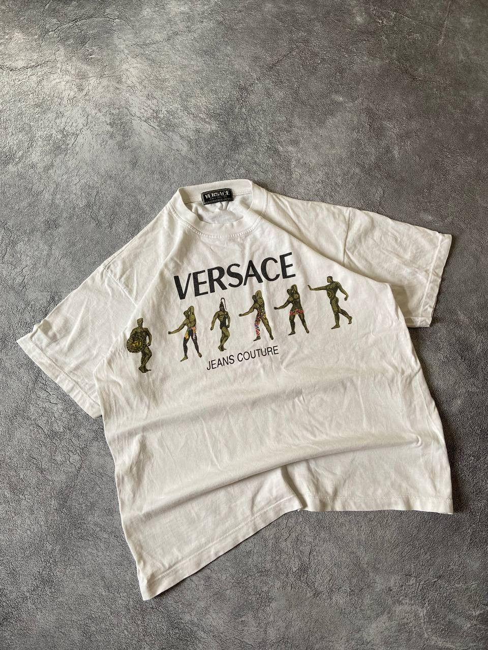 Versace Versace Vintage Jeans Couture 90s Athletic Statue White Size US L / EU 52-54 / 3 - 3 Thumbnail