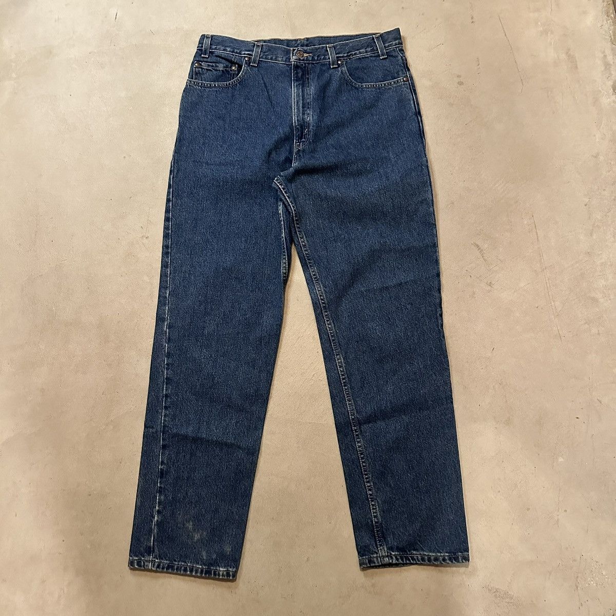 Levi's Vintage Y2K Levis 540 Relaxed Fit Bronze Tab Blue Jeans Size US 36 / EU 52 - 6 Thumbnail