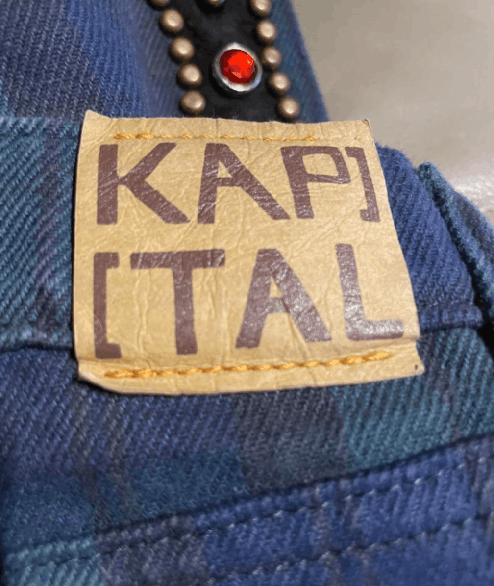 Kapital Kapital 11oz tartan checkered studded remake pants Size US 34 / EU 50 - 5 Thumbnail