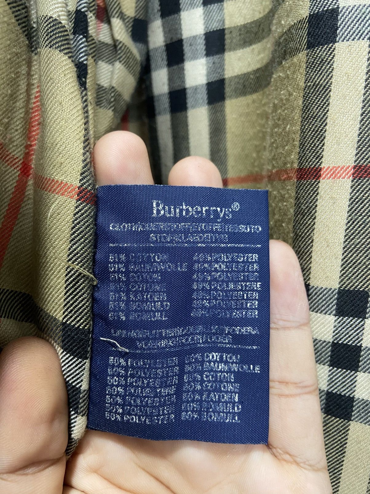 Burberry Vintage Burberrys nova check Trench coat made in England Size US M / EU 48-50 / 2 - 10 Thumbnail