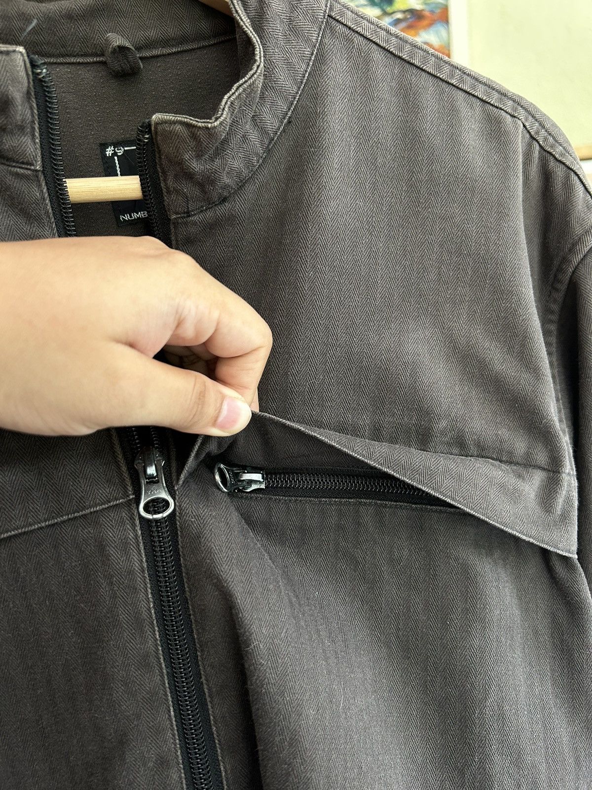 Number (N)ine Number (N)ine Half Zip Jacket Size US M / EU 48-50 / 2 - 8 Thumbnail