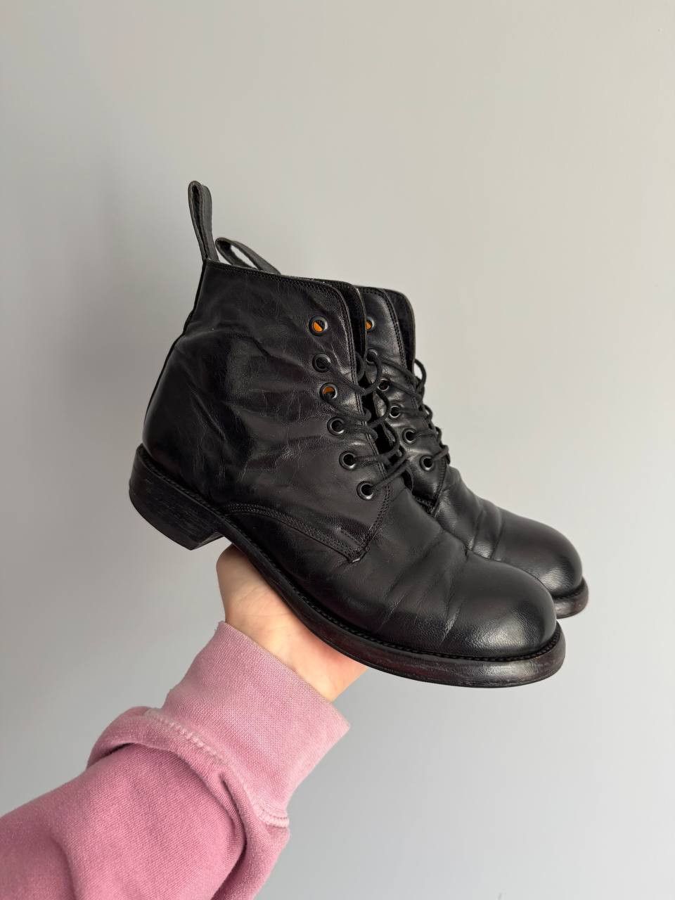 Old Gringo Old Gringo Black Leather Ankle Boots Western Chunky Shoes Size US 6.5 / IT 36.5 - 2 Thumbnail
