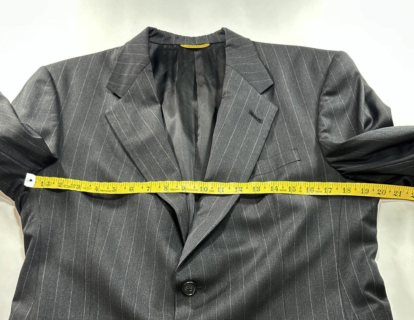 Hart Schaffner Marx Nordstrom Hart Schaffner Marx Wool Suit Jacket Gray 38S Size 38S - 9 Thumbnail