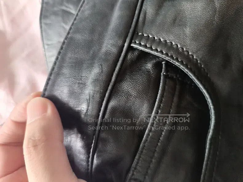 Ann Demeulemeester Ann Demeulemeester Size M leather pants Size US 38 / EU 54 - 8 Thumbnail