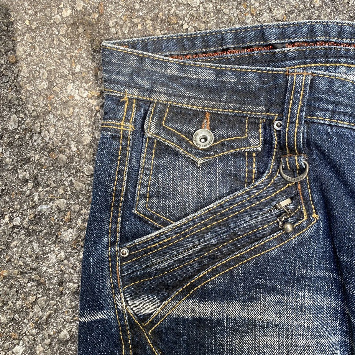 If Six Was Nine Flare Jeans Nicole Club For Men Low Rise Denim Bootcut Punk Size US 30 / EU 46 - 5 Thumbnail