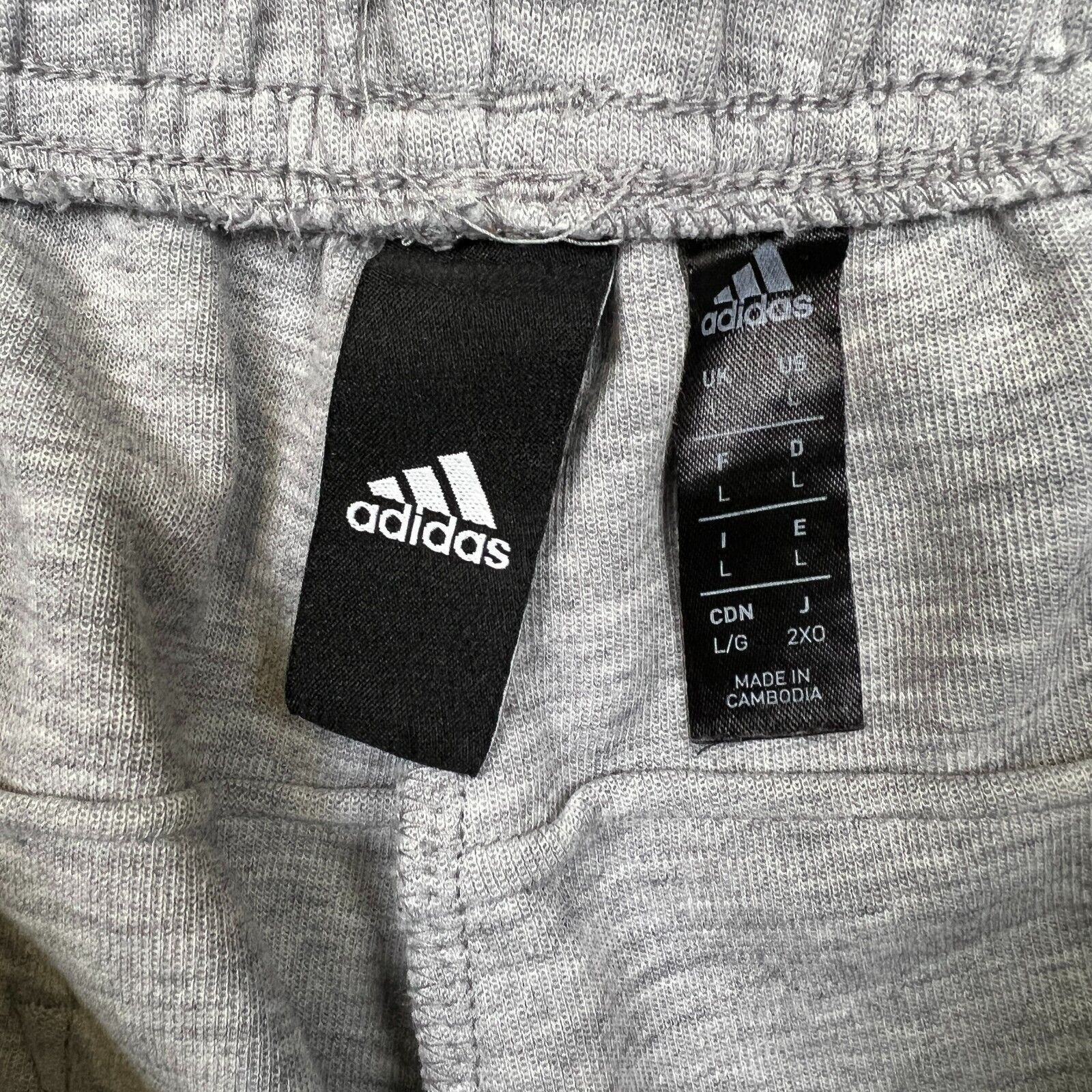 Adidas × Vintage Adidas Sweatpants Large Stripes Spell Out Athletic Fleece Size US 32 / EU 48 - 7 Thumbnail