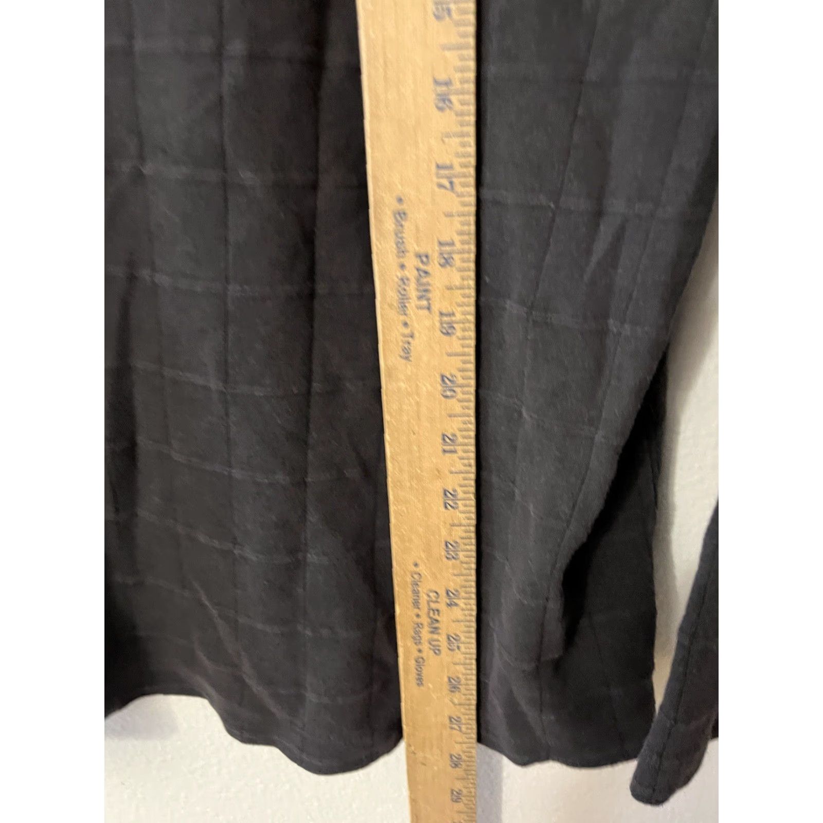 Alfani VINTAGE Alfani Shirt Long Sleeve Polo XL Black Cotton Button-Up Adult Mens XL Black Classic Polo Shirt Size US XL / EU 56 / 4 - 4 Thumbnail