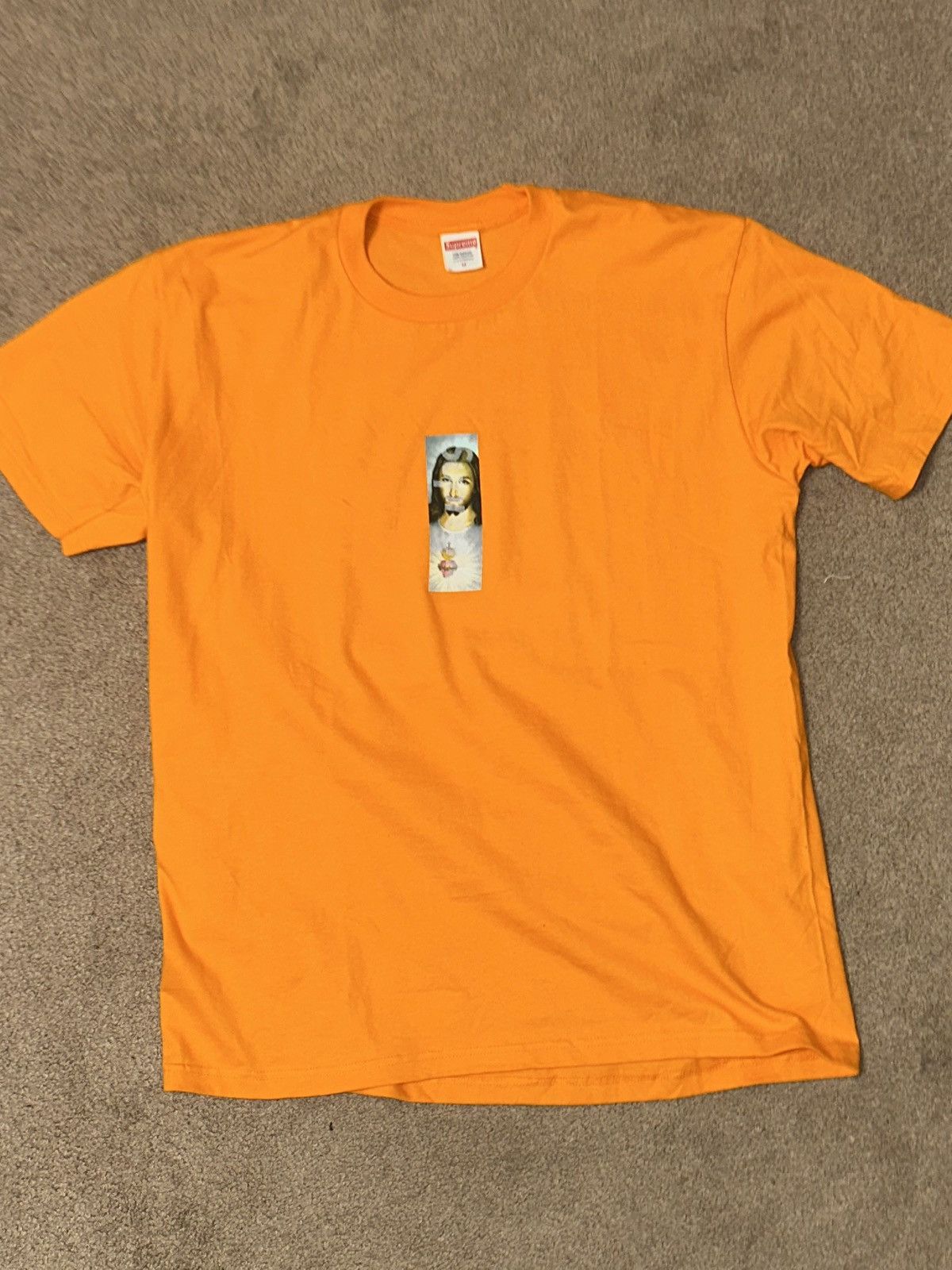 Supreme Box Logo T Shirt Orange | Grailed