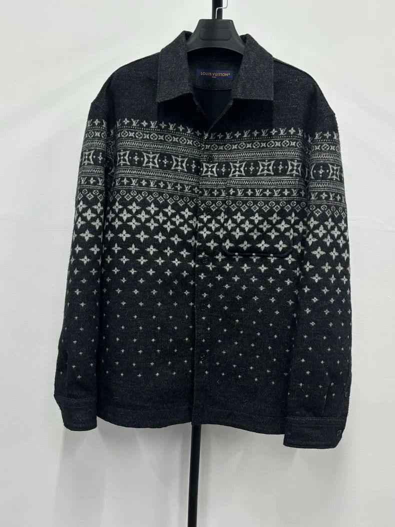 Louis Vuitton Louis Vuitton FW24 Printed Long Sleeve Shirt Size US M / EU 48-50 / 2 - 1 Thumbnail