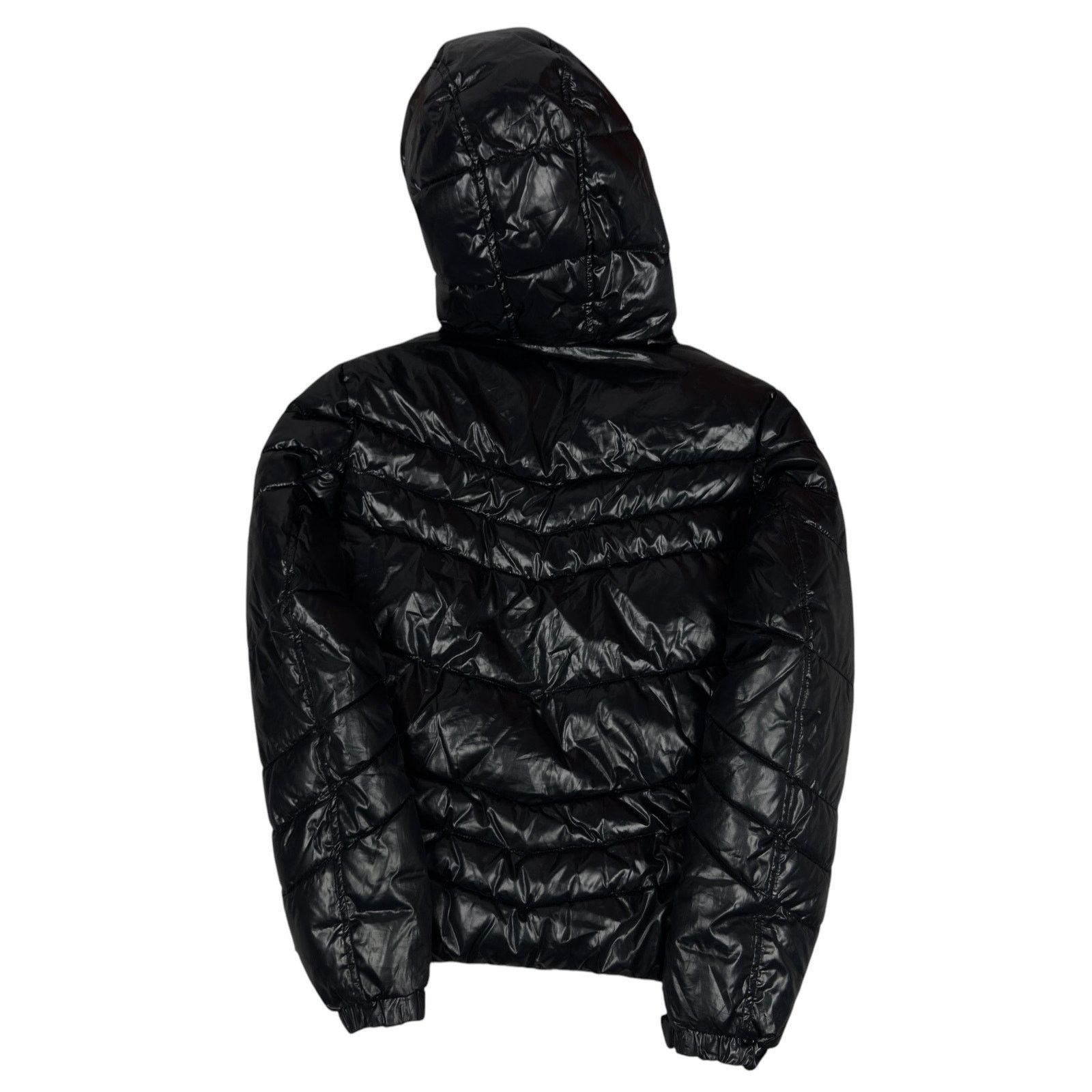 Evisu × Vintage Evisu Women's Black Long Sleeve Hooded Full Zip Jacket M Size M / US 6-8 / IT 42-44 - 6 Thumbnail