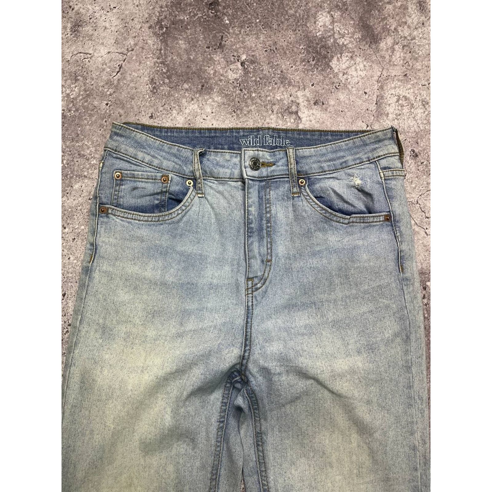 Japanese Brand Vintage Wild Rise Skinny Jeans Light Wash Size 27 Stretch Size 27" / US 4 / IT 40 - 2 Thumbnail