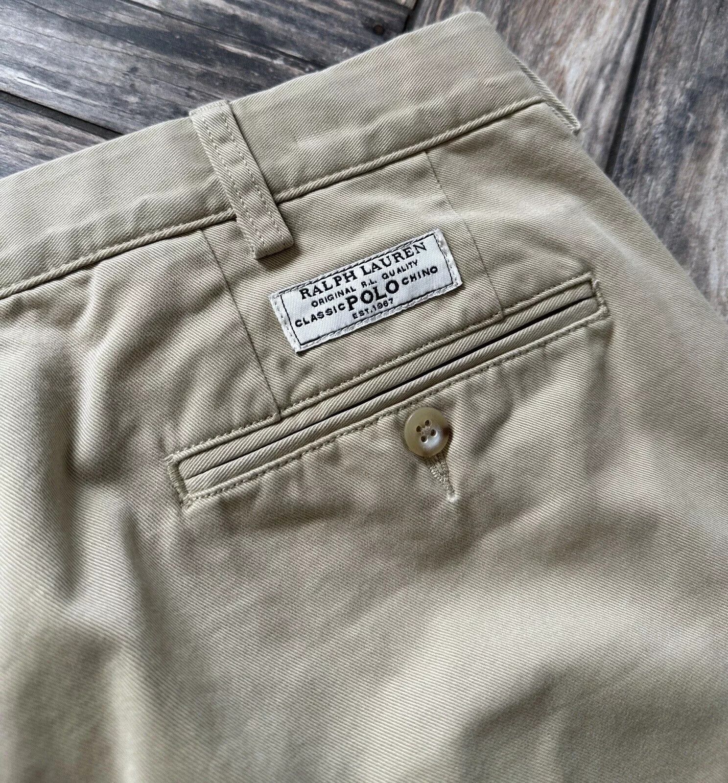 Polo Ralph Lauren POLO RALPH LAUREN CHINO PANTS TROUSERS MENS 34x32 Size US 34 / EU 50 - 10 Thumbnail