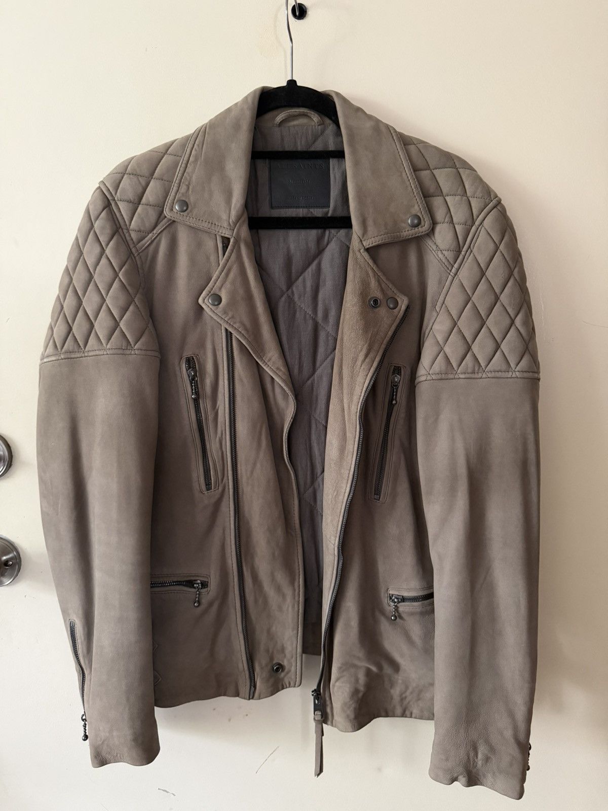 Suede Biker Jacket