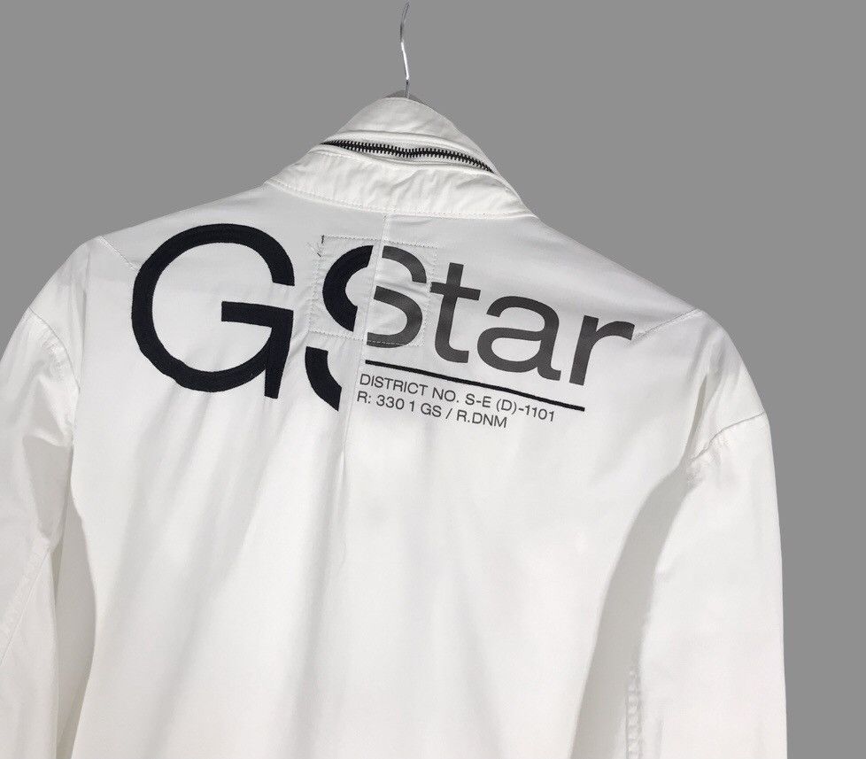 G-Star G-Star Raw Estes Overshirt JKT White Size US XL / EU 56 / 4 - 6 Thumbnail