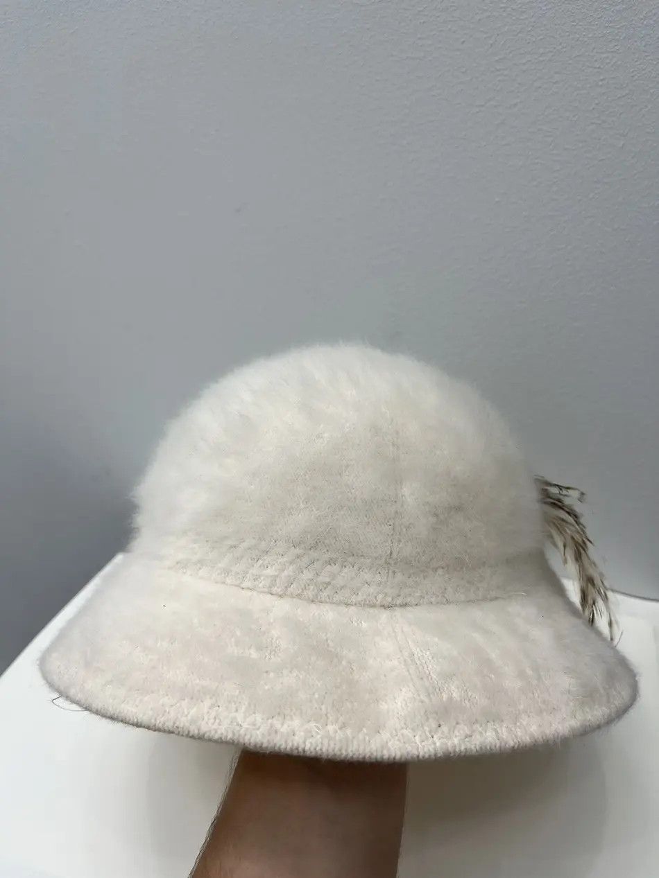 Kangol Kangol Furgora Miriam Angora Fur Bucket Hat With Feather Size ONE SIZE - 2 Thumbnail