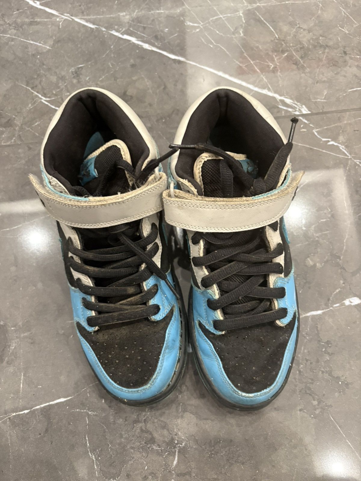 Nike Size 8- Nike Dunk Pro SB Mid 314383-041 RARE Aqua Fuel Blue Size US 8 / EU 41 - 3 Thumbnail