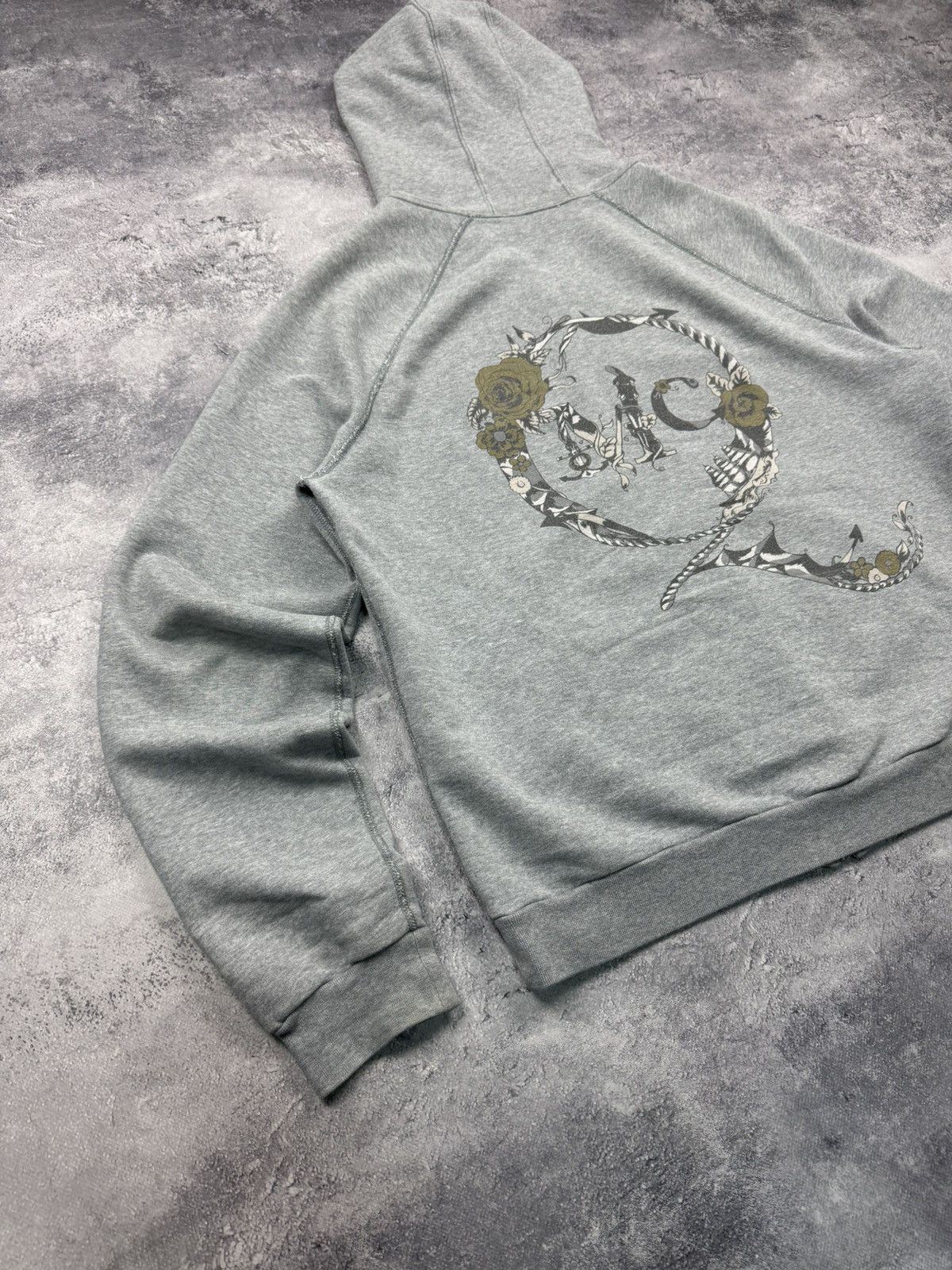 Alexander McQueen Alexander McQueen Grey Zip Up Hoodie Big Logo Authentic Size US XL / EU 56 / 4 - 15 Thumbnail