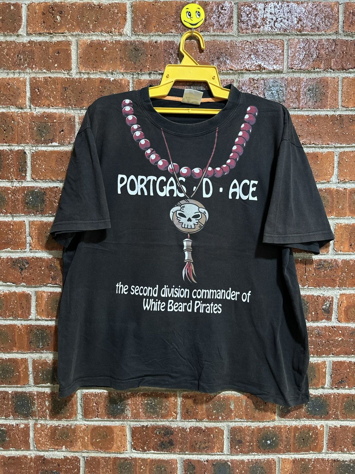 Anime × Japanese Brand One Peace Portgas D Ace Sun Faded Size US XL / EU 56 / 4 - 6 Thumbnail
