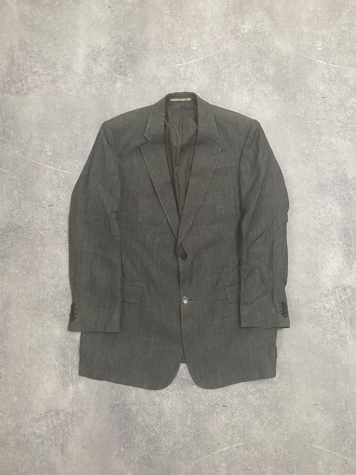 Burberry × Vintage Burberry London Linen Blazer Nova Check Size 58 Size 54L - 1 Thumbnail