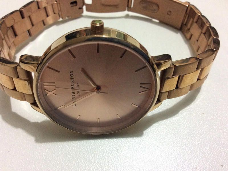 Designer Olivia gold dial gold stainless steel bracelet watch Size ONE SIZE - 1 Thumbnail