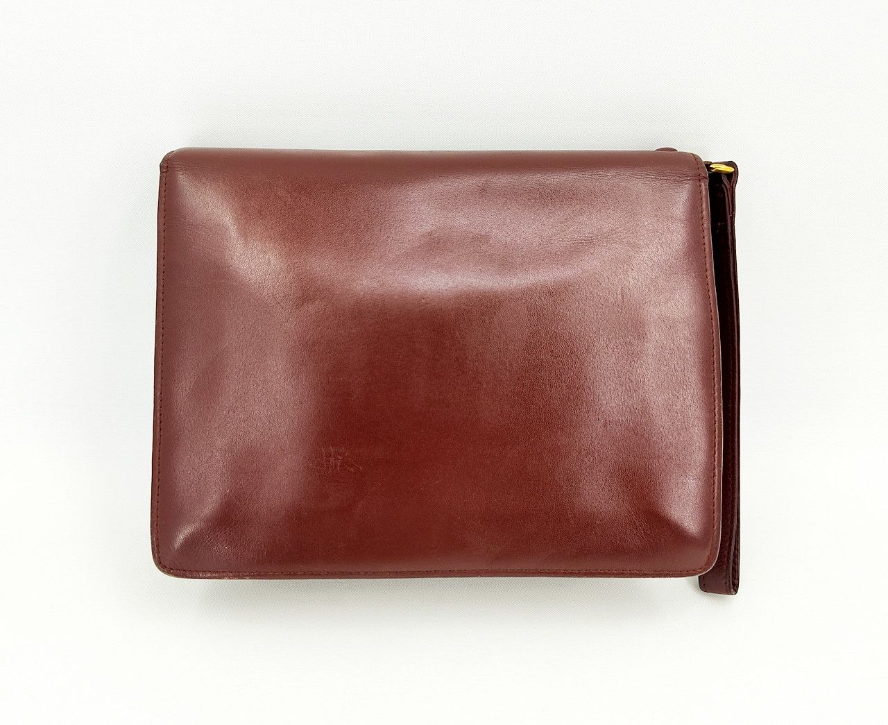 Cartier authentic CARTIER burgundy flap leather clutch bag Size ONE SIZE - 6 Thumbnail