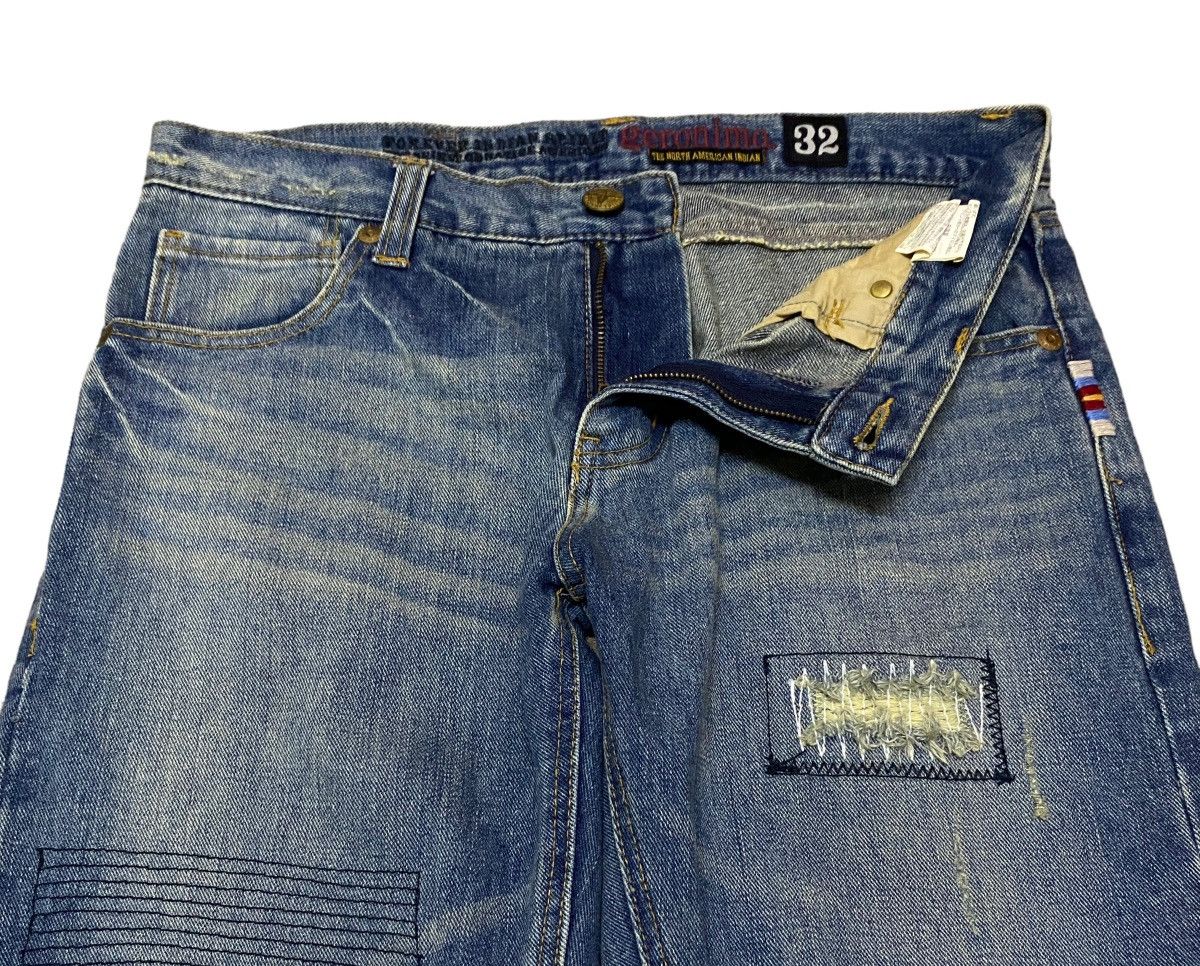 If Six Was Nine × Japanese Brand × Le Grande Bleu (L.G.B.) Very Rare Design Vintage Japanese Brand Geronimo Jeans 2000s Size US 32 / EU 48 - 5 Thumbnail