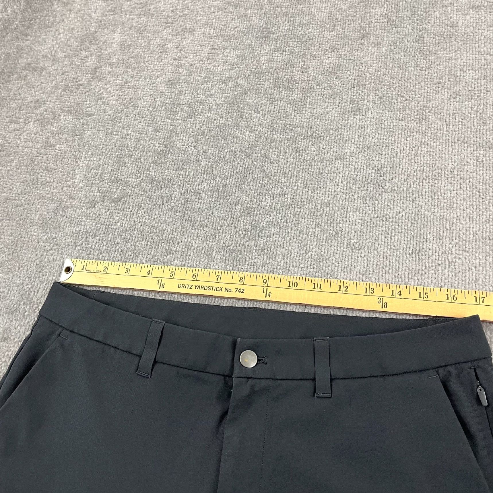 Lululemon Lululemon ABC Chino Pants Mens 34 x 29 Slim Gray - Straight Leg, Flat Front, 5-Pocket, Warpstreme M5AO4S Size US 34 / EU 50 - 4 Thumbnail