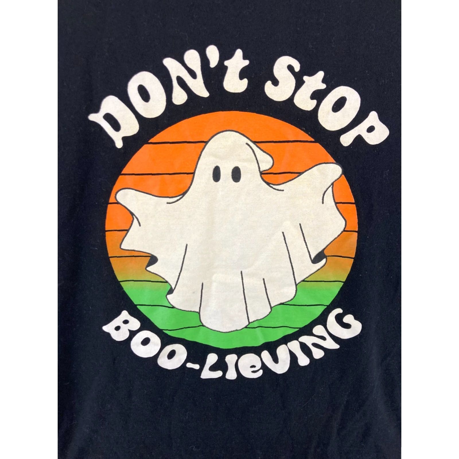 Vintage Chemistry Ghost Halloween Mens TShirt XL Black Crew Neck Short Sleeve Graphic Print Size US XL / EU 56 / 4 - 4 Thumbnail