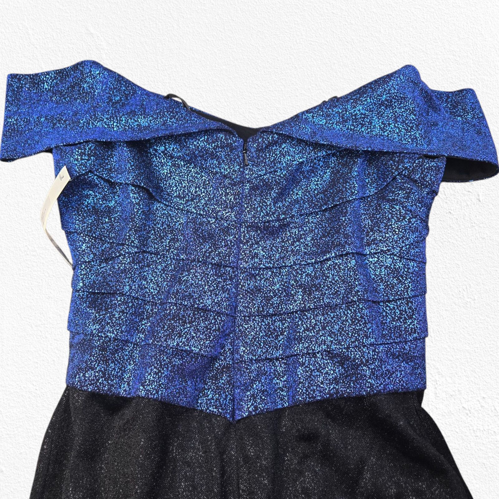 Other Rene Ruiz Collection Off Shoulder Metallic Dress Size 8 Size M / US 6-8 / IT 42-44 - 12 Thumbnail