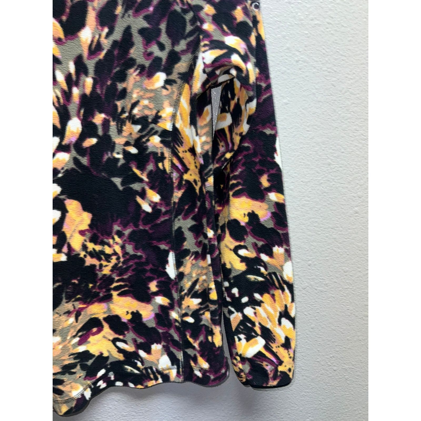 Vintage Womens Columbia Floral Print Fleece Sweatshirt Pullover M Size M / US 6-8 / IT 42-44 - 4 Thumbnail