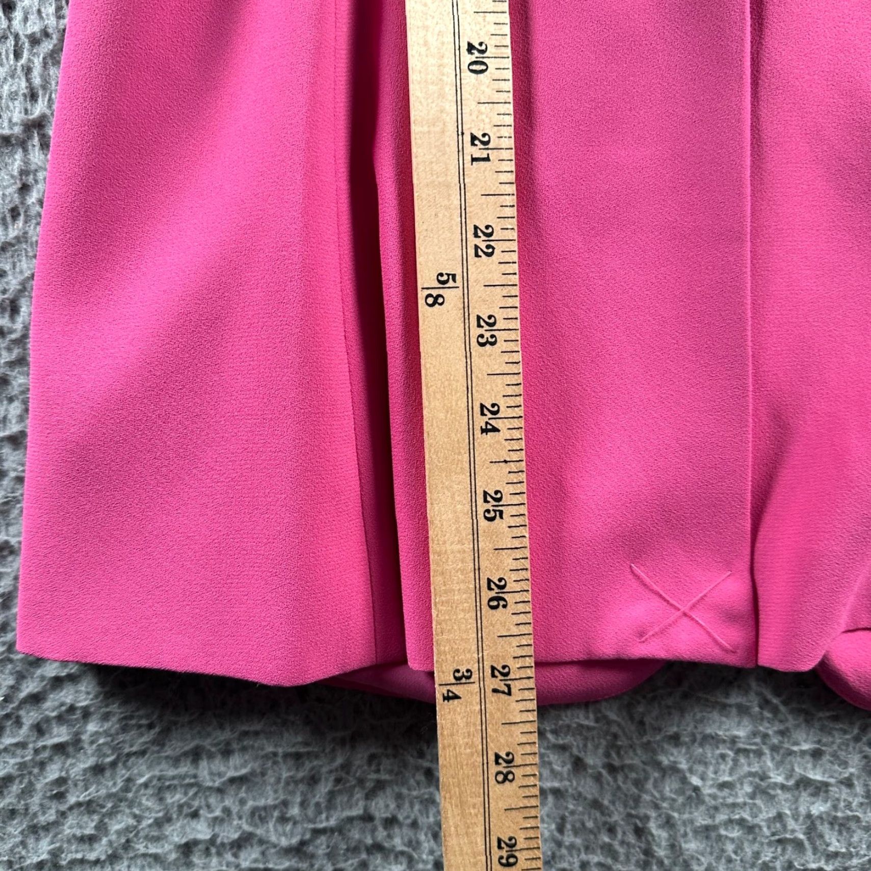 Vintage 1.STATE Blazer Womens 0 Regular Single Button Pink Notched Lapel Tailored Solid Modern Business Jacket Size XS / US 0-2 / IT 36-38 - 7 Thumbnail