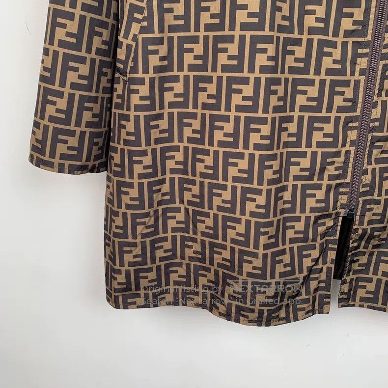 Fendi Fendi Brown logo lettering full print double-sided wear ho Size US M / EU 48-50 / 2 - 7 Thumbnail