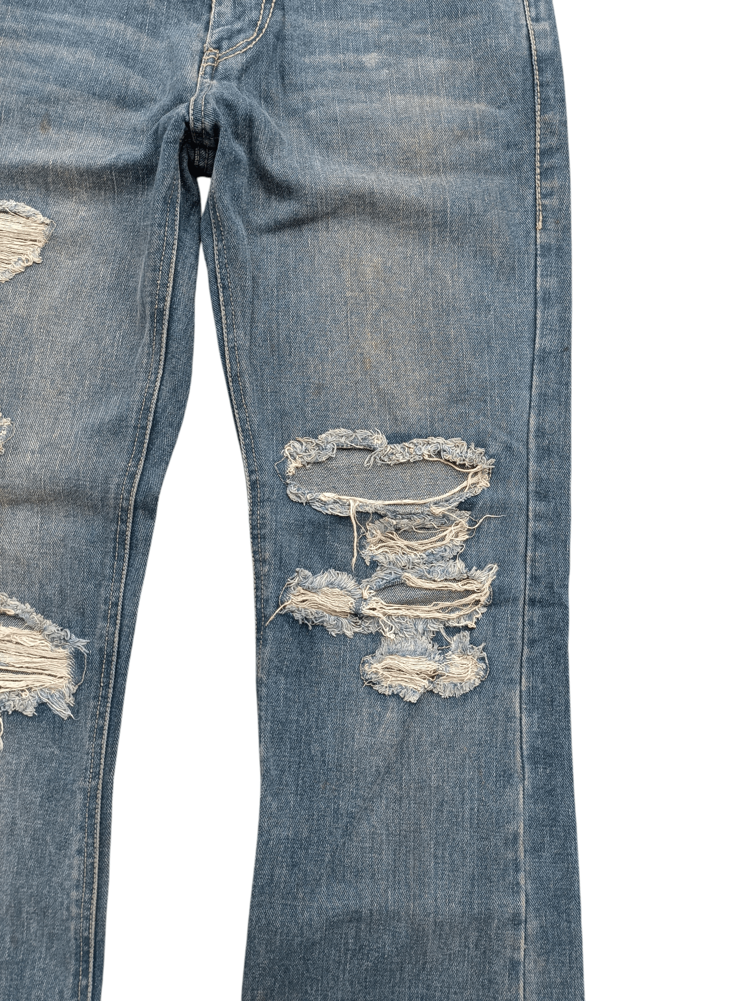 Japanese Brand Flare Distressed Jeans Antful Nylaus Embroidery Jeans Size US 32 / EU 48 - 20 Thumbnail