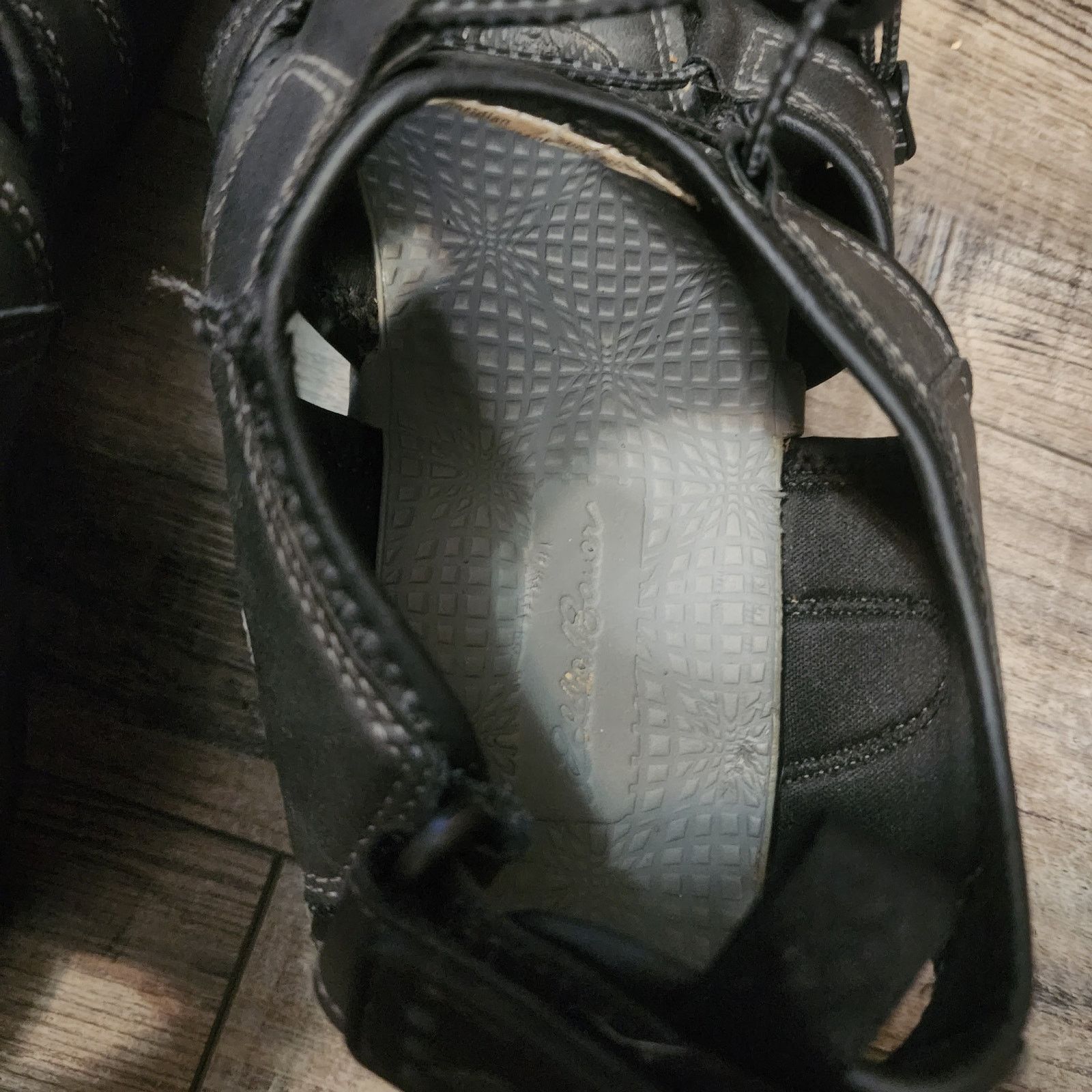 Eddie Bauer Eddie Bauer Men's Sandals Meridian Size 10M Faux Leather b42 Size US 10 / EU 43 - 10 Thumbnail
