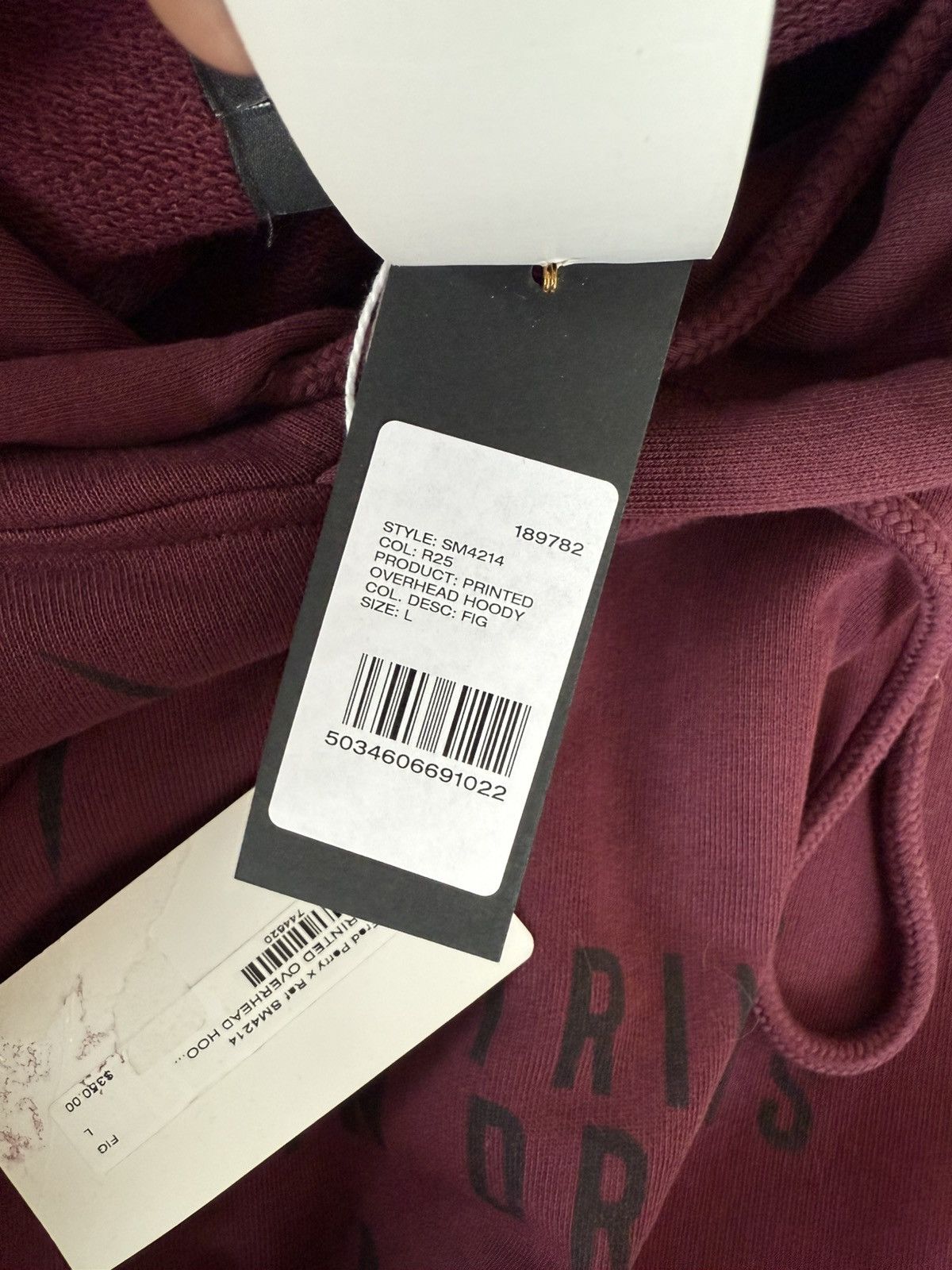 Raf Simons RAF SIMONS x Fred Perry hoodie in burgundy Size US L / EU 52-54 / 3 - 10 Thumbnail