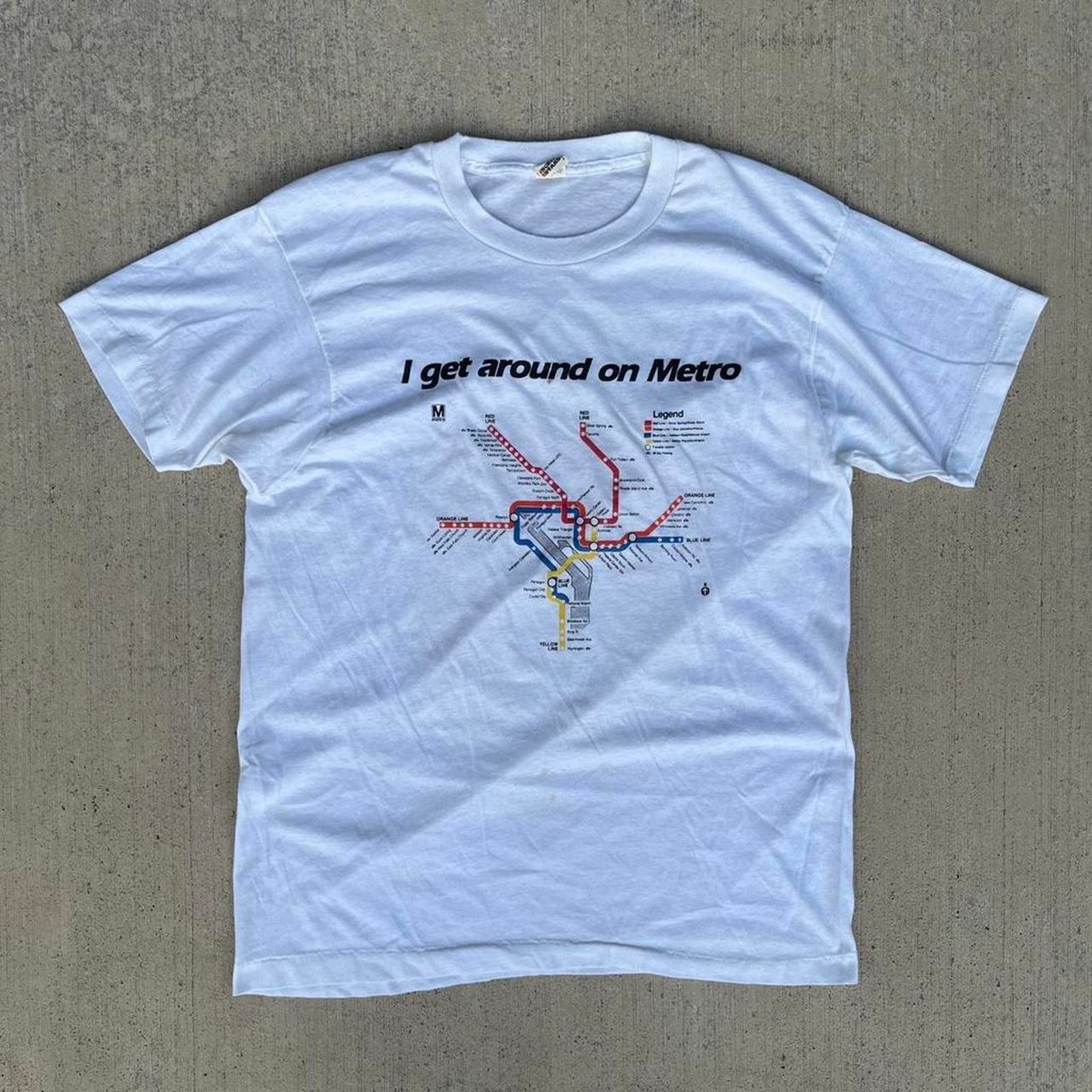 Other Screen Stars 90's Subway Transit Station Single Stitch Rare Size US XL / EU 56 / 4 - 1 Thumbnail