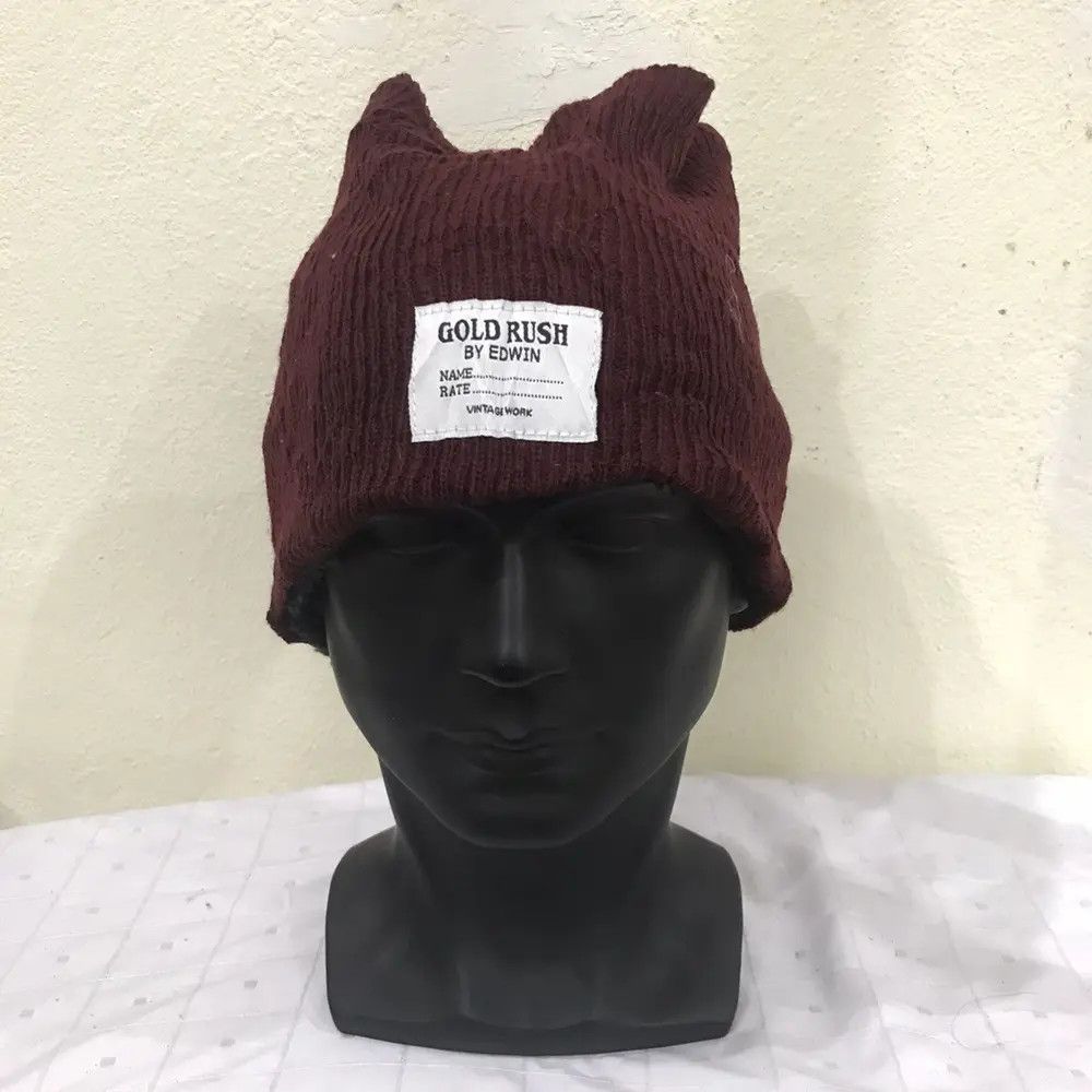 Edwin × Vintage Edwin Plain Beanie Hat Size ONE SIZE - 2 Thumbnail