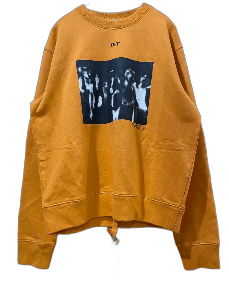Off White Long Sleeve Hoodie Sweatshirt-yf