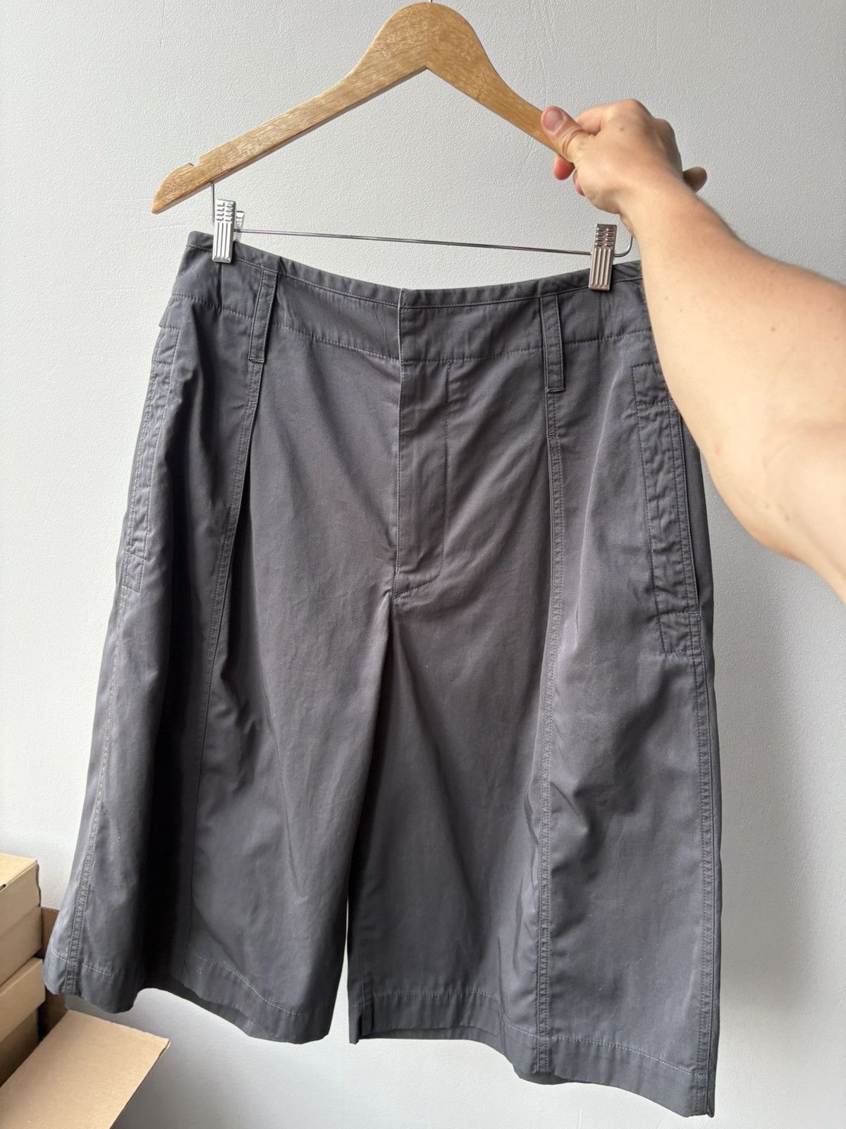 Lemaire Maxi Pleated Bermuda Shor