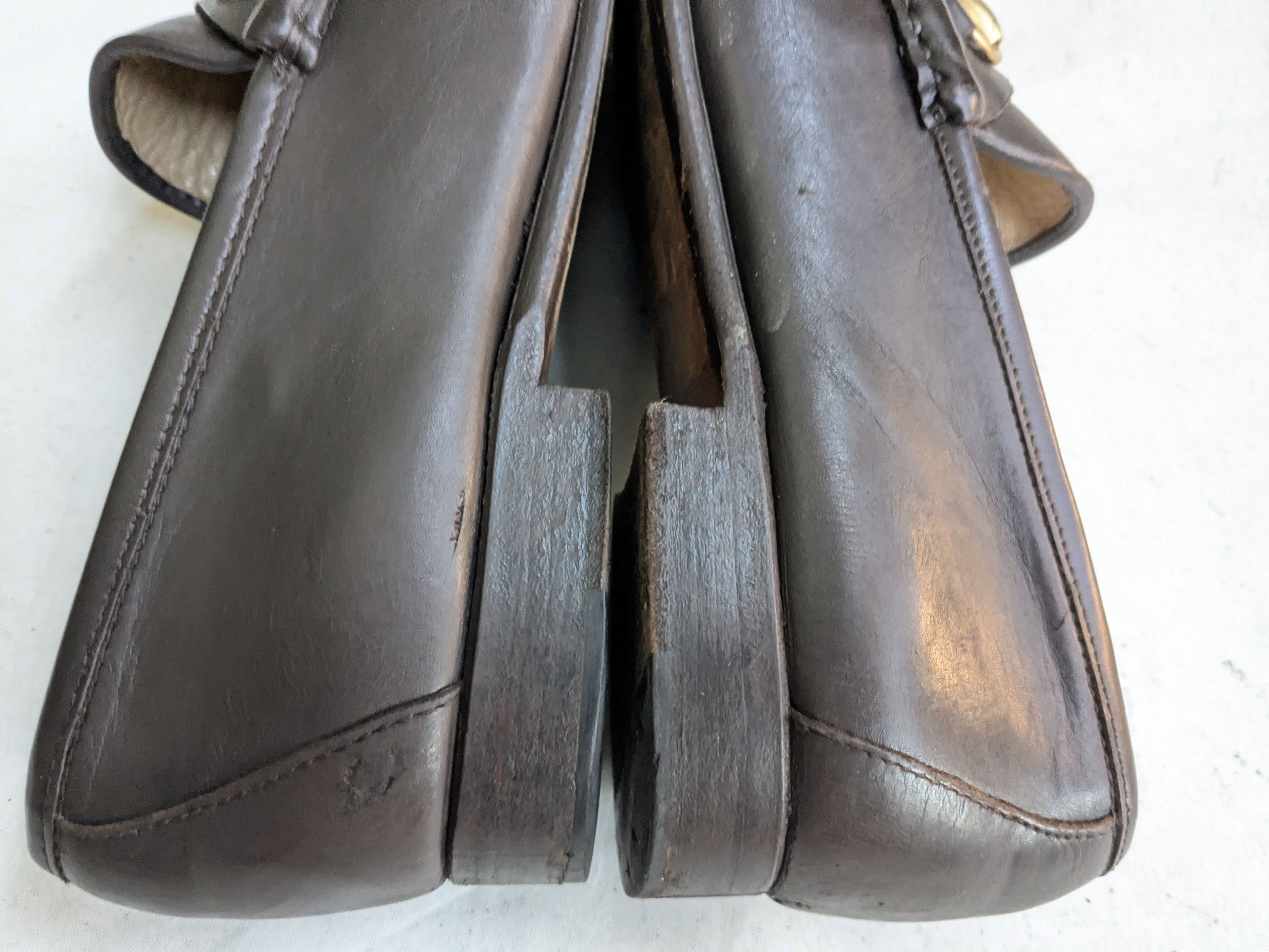 Gucci Gucci Horsebit Loafers Brown 10 E Wide Leather Size US 10 / EU 43 - 10 Thumbnail