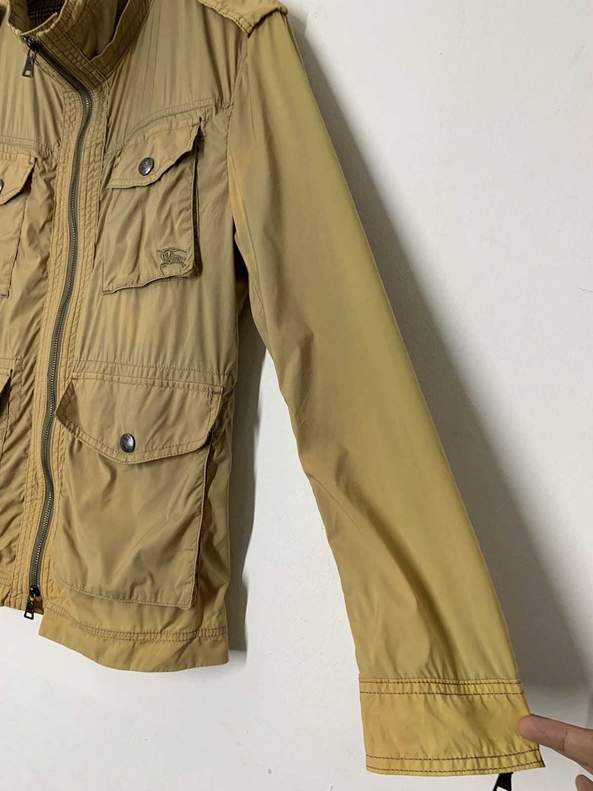 Burberry Burbbery Black Label Japan Sun Faded Light Jacket Size US M / EU 48-50 / 2 - 9 Thumbnail