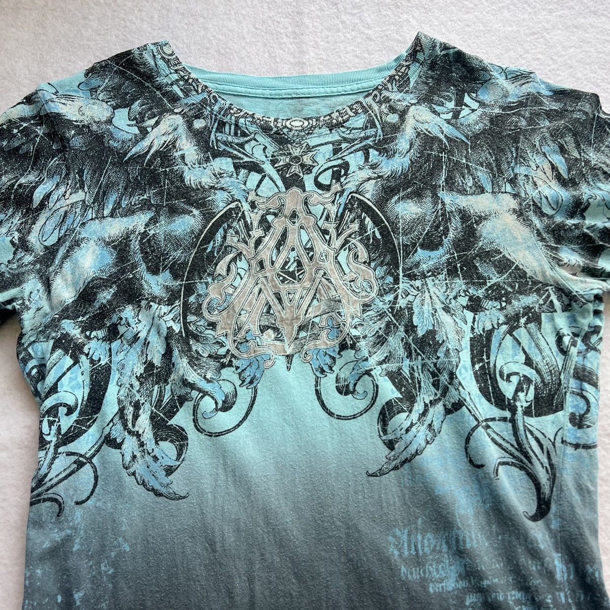 Affliction Affliction Archair Printed T-Shirt Size M / US 6-8 / IT 42-44 - 2 Thumbnail