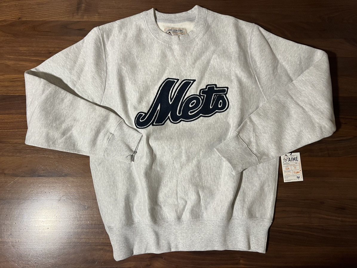 Aime Leon Dore Aime Leon Dore ALD New York Mets Chainstitch Crewneck Small Size US S / EU 44-46 / 1 - 1 Thumbnail