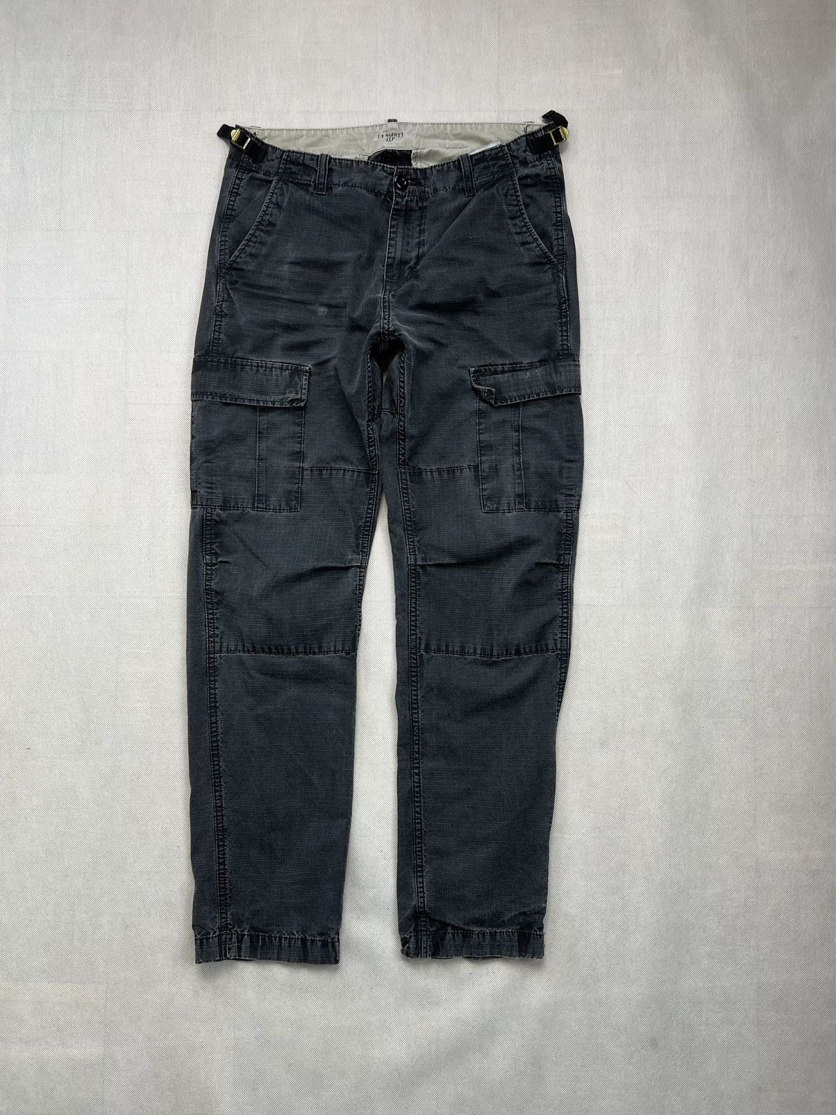 Carhartt × Vintage Cargo Pants Carhartt Aviation Pant Vintage Washed Black Size US 32 / EU 48 - 2 Thumbnail