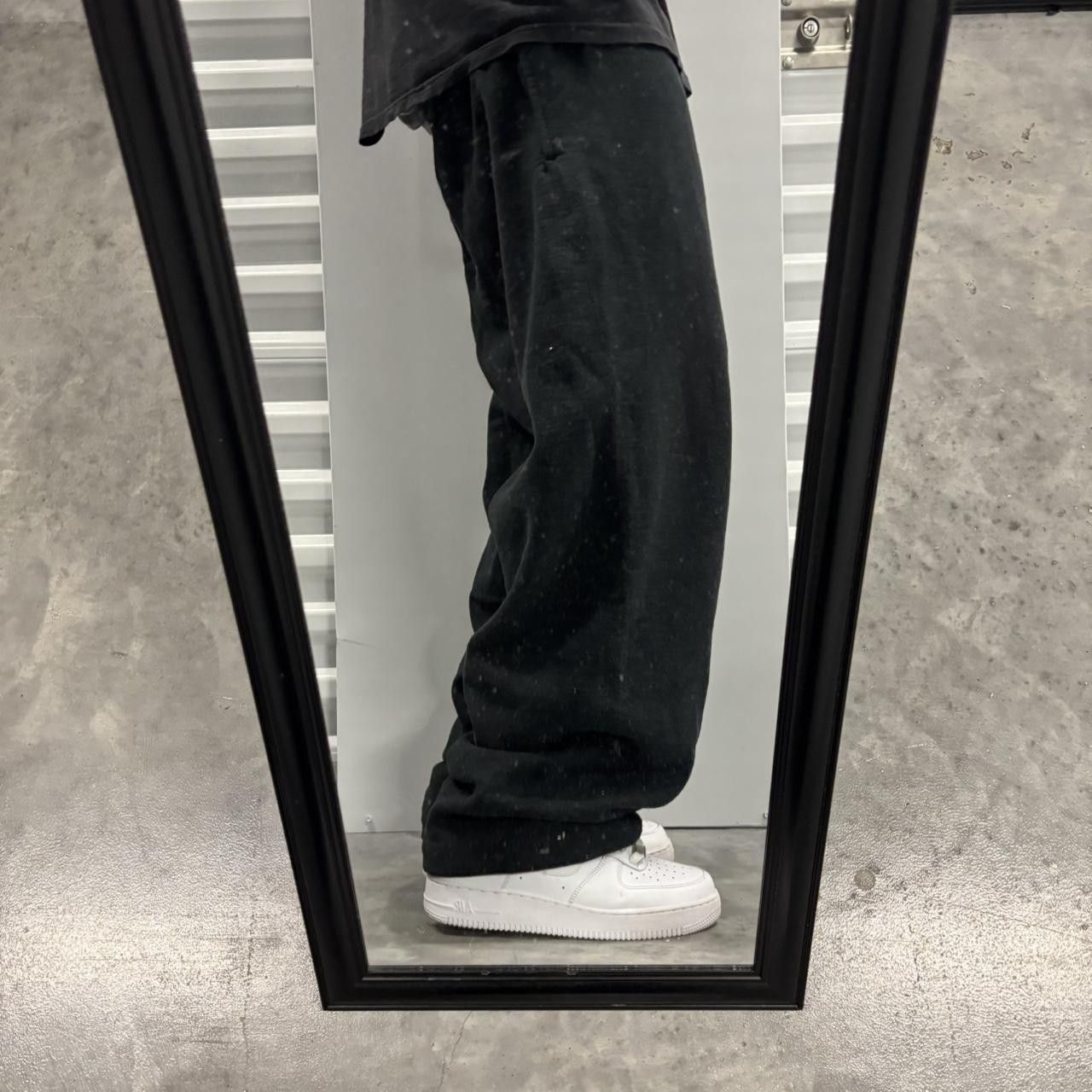 Japanese Brand × Vintage Crazy Vintage Y2K/2000s Baggy Black Skater Streetwear Essential Sweatpants! Size US 34 / EU 50 - 2 Thumbnail