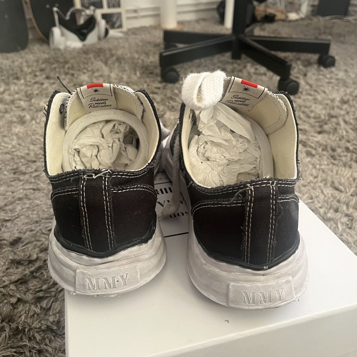 Maison MIHARA YASUHIRO Maison Mihara Yasuhiro Low Top Canvas Sneakers Size US 10 / EU 43 - 5 Thumbnail