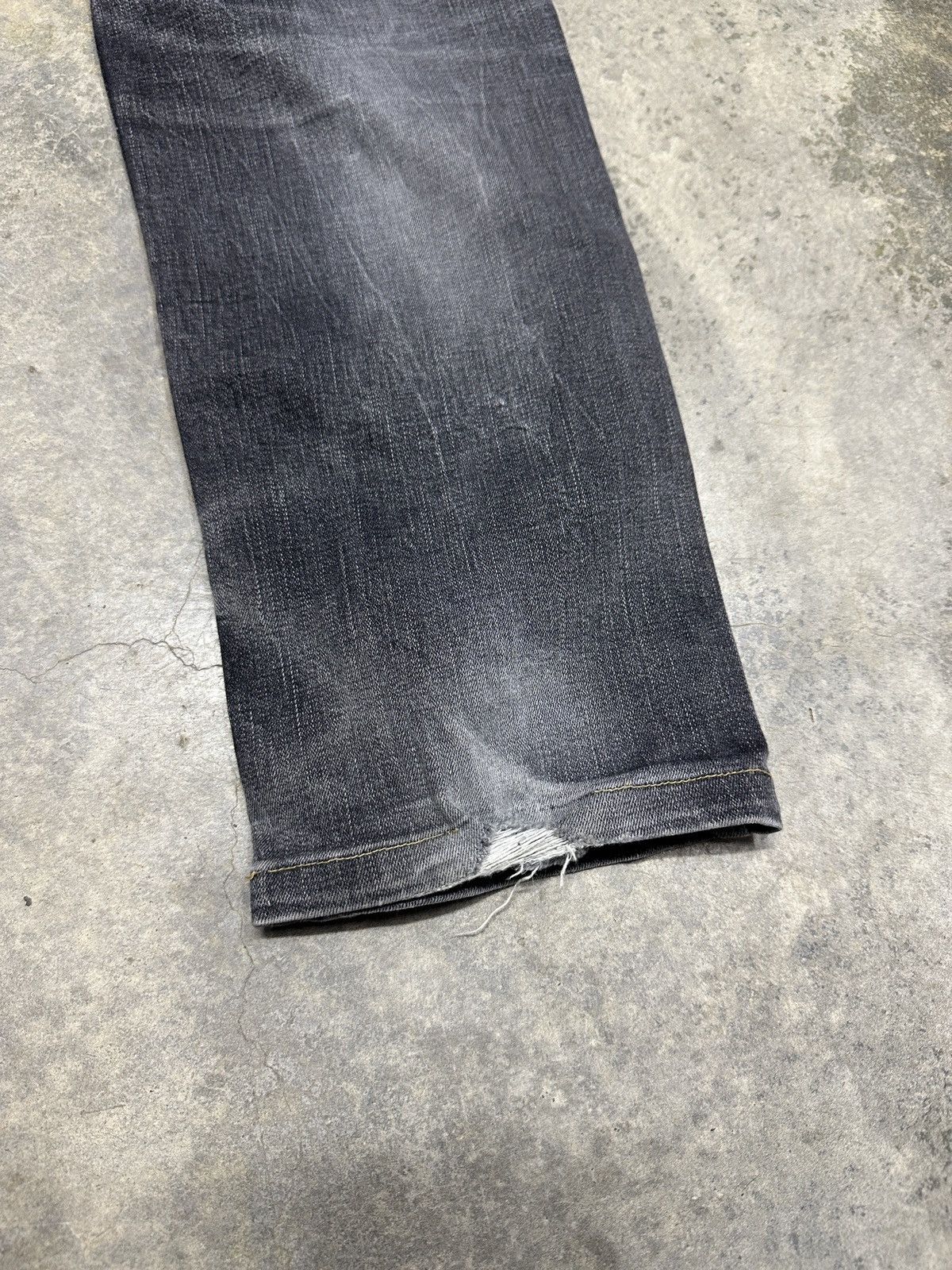 Ed Hardy × Japanese Brand Red Pepper distressed Denim Rare Design Size US 31 - 14 Thumbnail