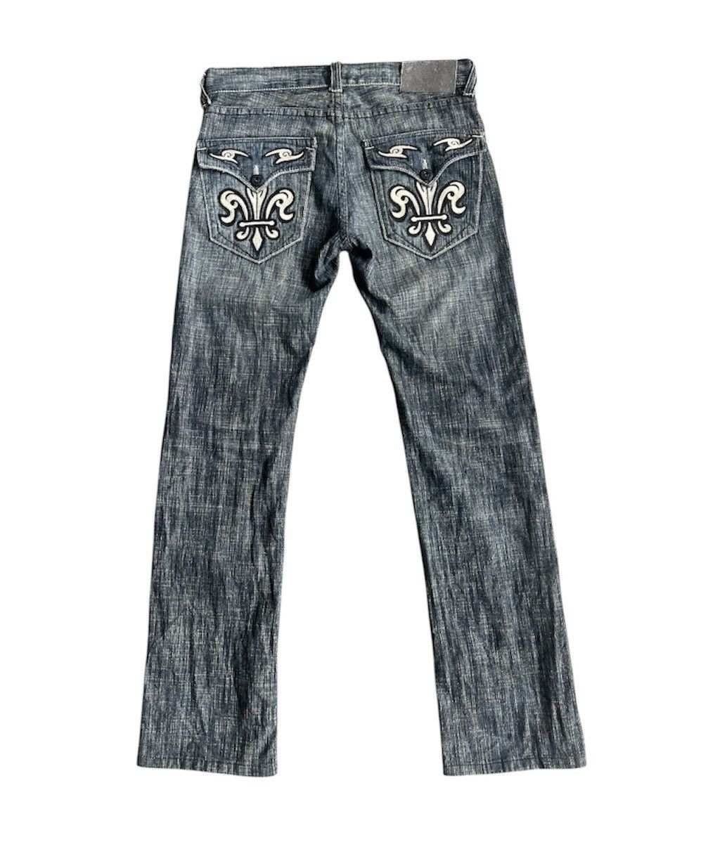 JNCO Vintage Y2K JNCO Cross Dark Wash Jeans Straight Denim Size US 32 / EU 48 - 1 Thumbnail