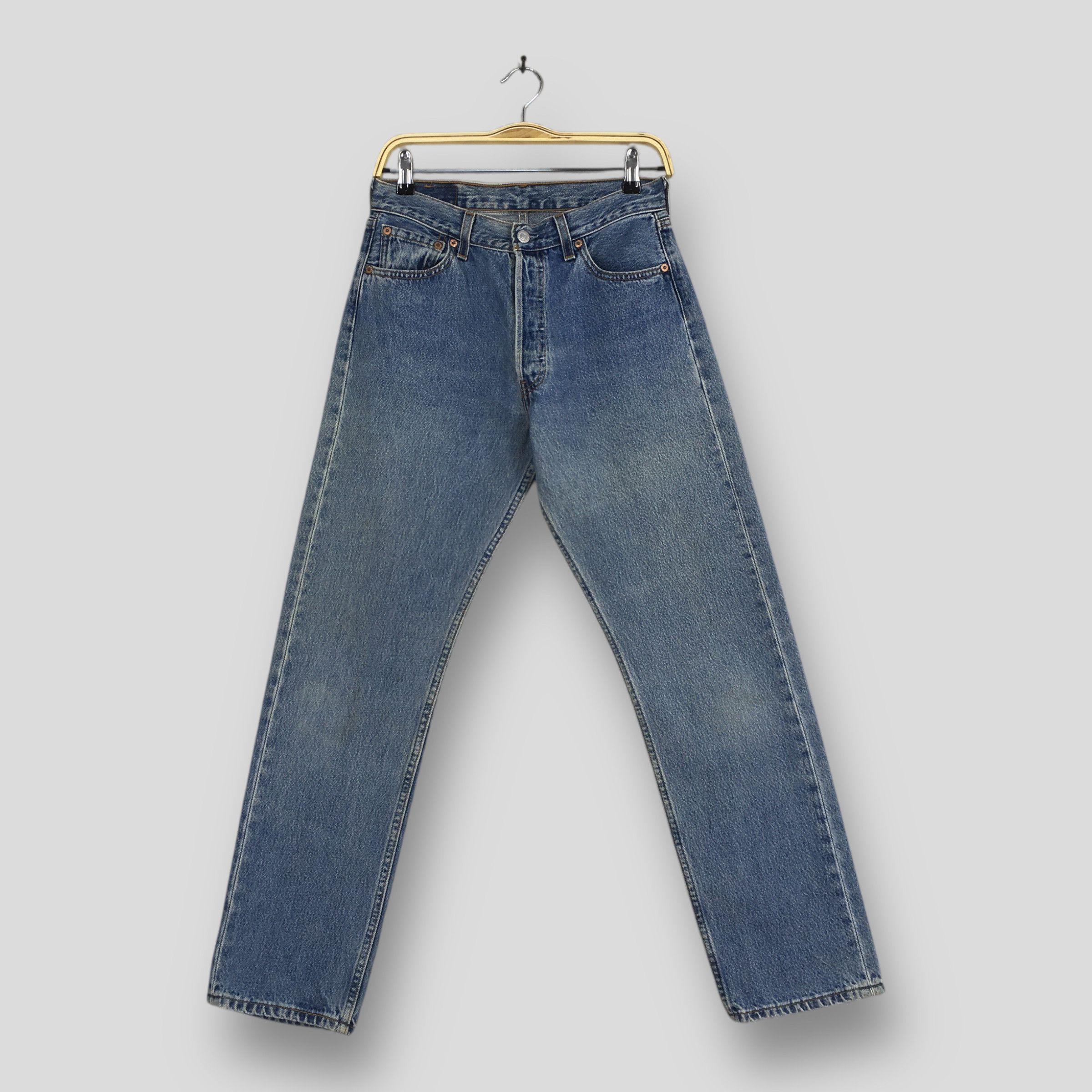 Size 27x28.5 Vintage 90s Levi's 501 Straight Leg Jeans