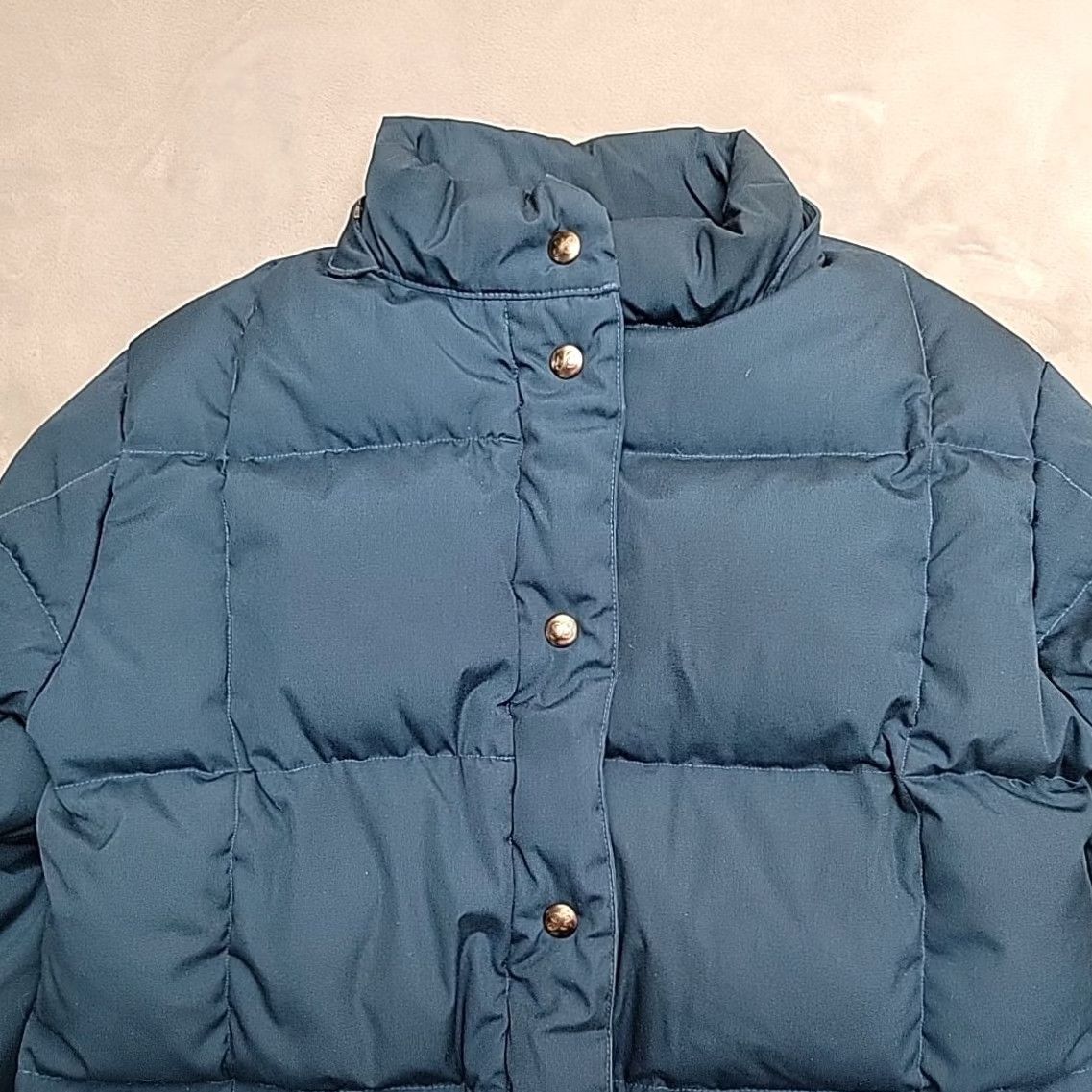 Eddie Bauer VINTAGE Eddie Bauer Goose Down Jacket Men XS Teal Green Hooded Puffer Parka Coat Size US XS / EU 42 / 0 - 3 Thumbnail